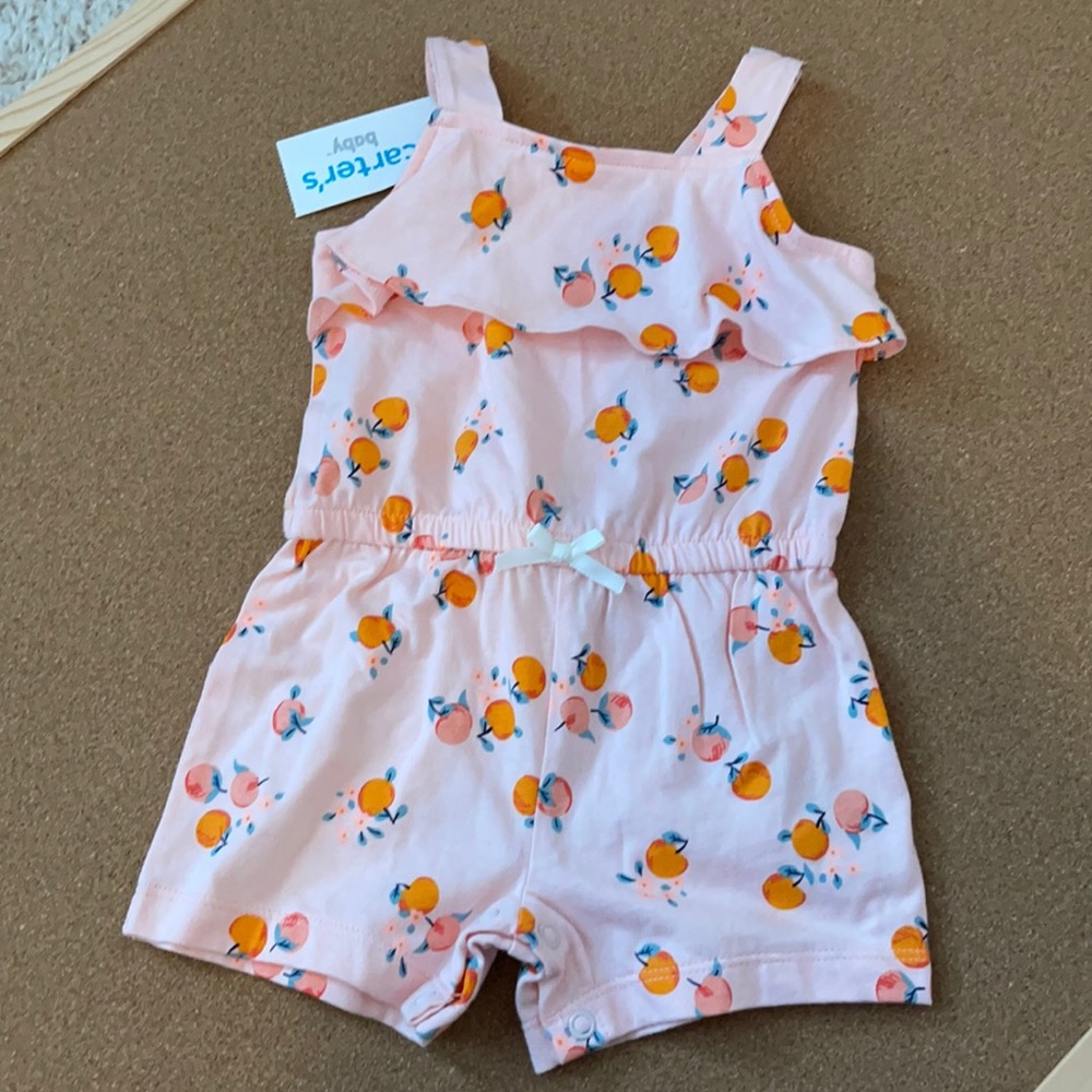 Carter’s Peach 🍑 Romper